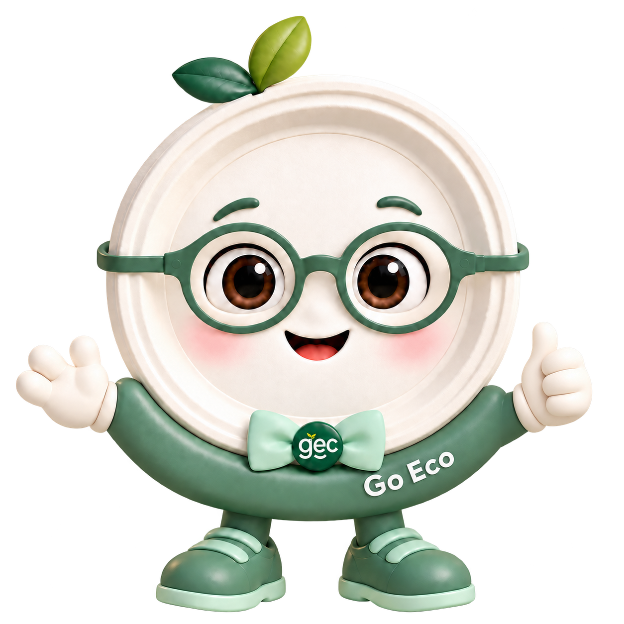 GoEco mascot welcomes you to the product collection