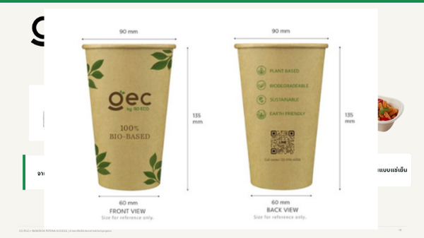 แก้ว GoEco Bio 16 ออนซ์